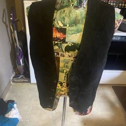 Leather vest