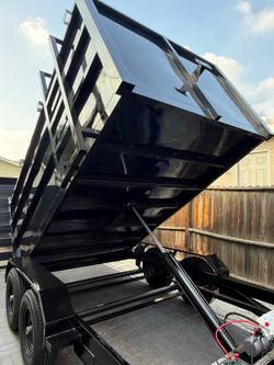 New 12ft Long Hydraulic Dump Trailer
