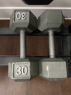 Set of 30lb Dumbells