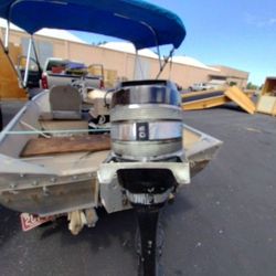 14 Ft  Alum.Boat 40 HP Mercury Motor