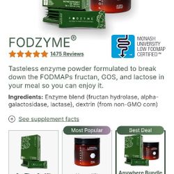 Fodzyme Enzymes - Opened