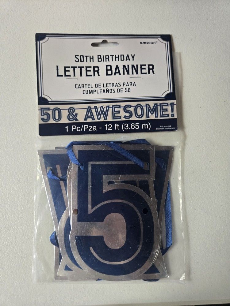 50 & Awesome Banner