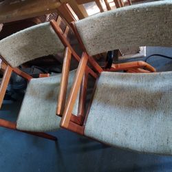 2 MCM Teak Chairs
