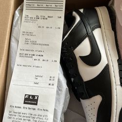 Women's Low Dunks 1 Panda Sneakers 