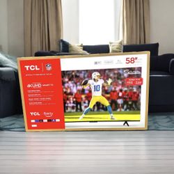 HD330 58” TCL smart fire S class 4k tv
