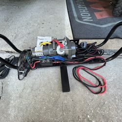 3500 Lb.winch On 9000 Lb Receiver Hitch Cradle