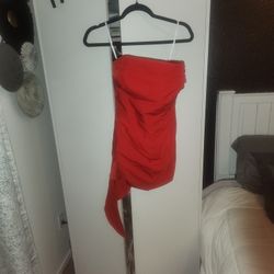 Red Mini Dress Small Brand New 
