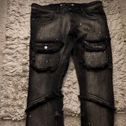Stylo paint flared jeans