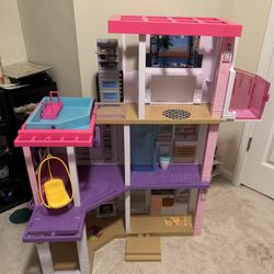 Barbie Doll Dream house W/ Two Cars