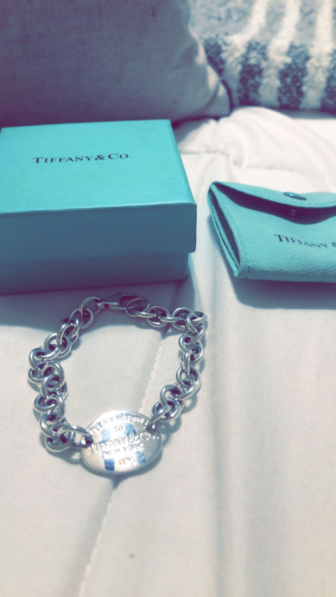 TIFFANY return to link bracelet like new
