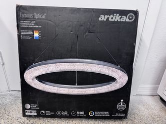 Artika Famous Optical LED Pendant Chrome PDT-FO5C-HD2CR 2400LM Dimmable