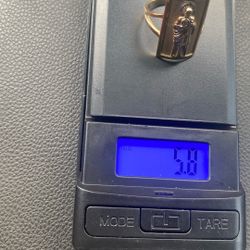 14k Solid gold San Judas Ring 5.8 Grams