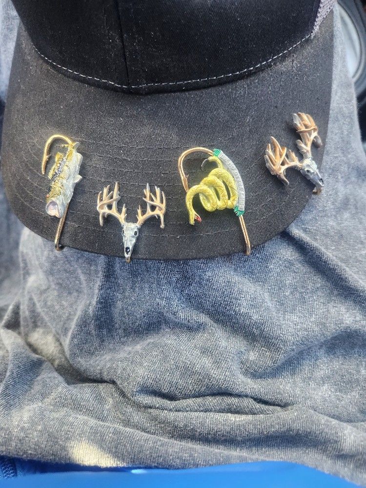 Hat Hooks.. Fishing Hooks For Hats