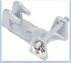 Gooseneck Hitch Lock, Heavy-Duty Anti-Theft Trailer Lock with Keyed Padlock , Pressure-Resistant 2-5/16" Ball Coupler Security Device for RVs, Flatbed