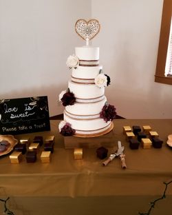 rustic cake topper