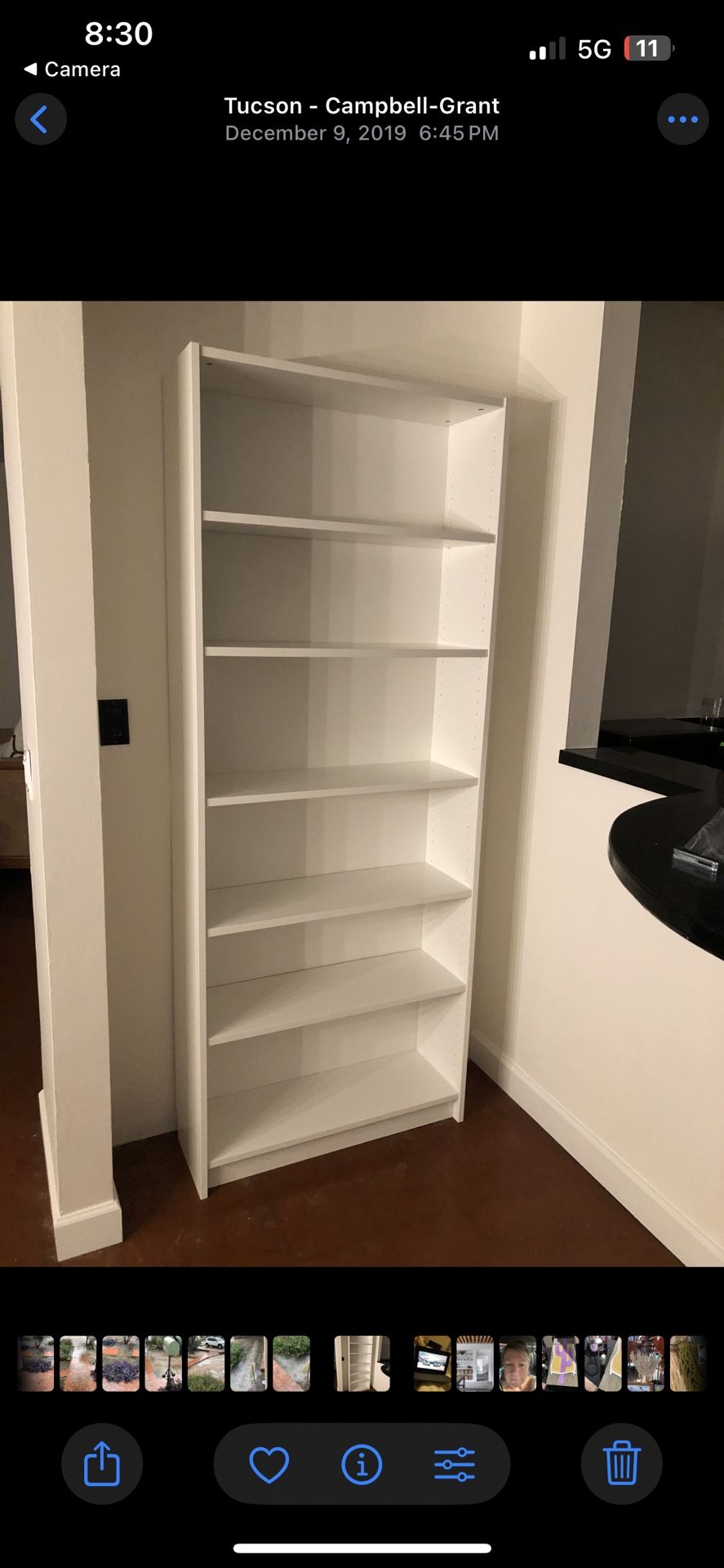 IKEA Billy Bookcase - White $40