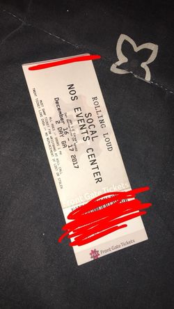 2 day rolling loud Ticket !!