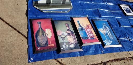 Home Decor 4 Pictures Metal Frames !