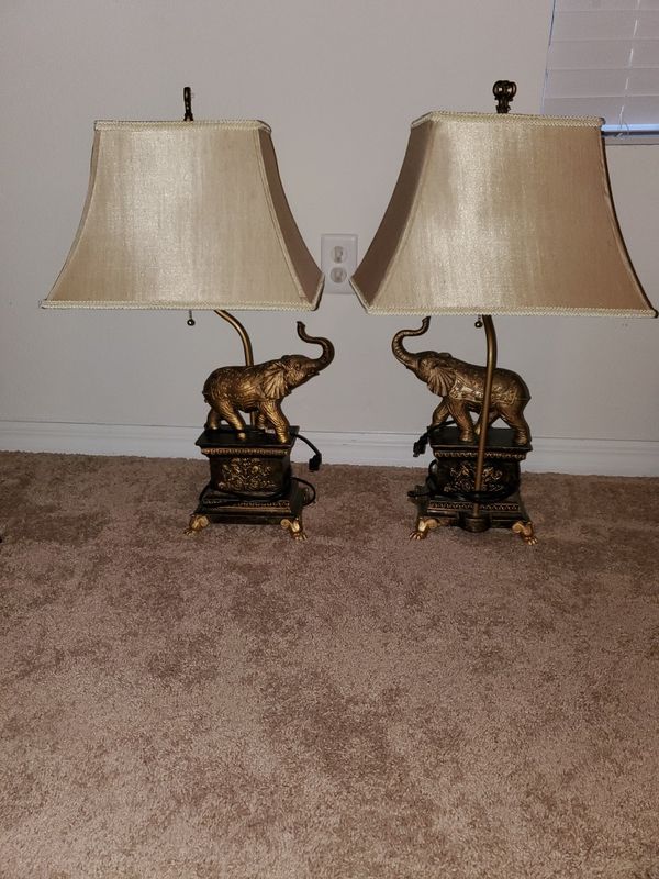 2 elegant elephant lamps for Sale in Winter Haven, FL OfferUp