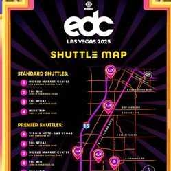 2 Mid Strip EDC Shuttle Passes 