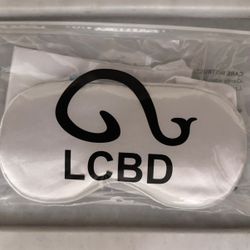 Silk Satin Sleep Eye Mask (unopened white)