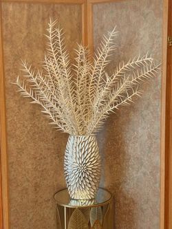 Stunning Large Floral Decor with Vase 40”
