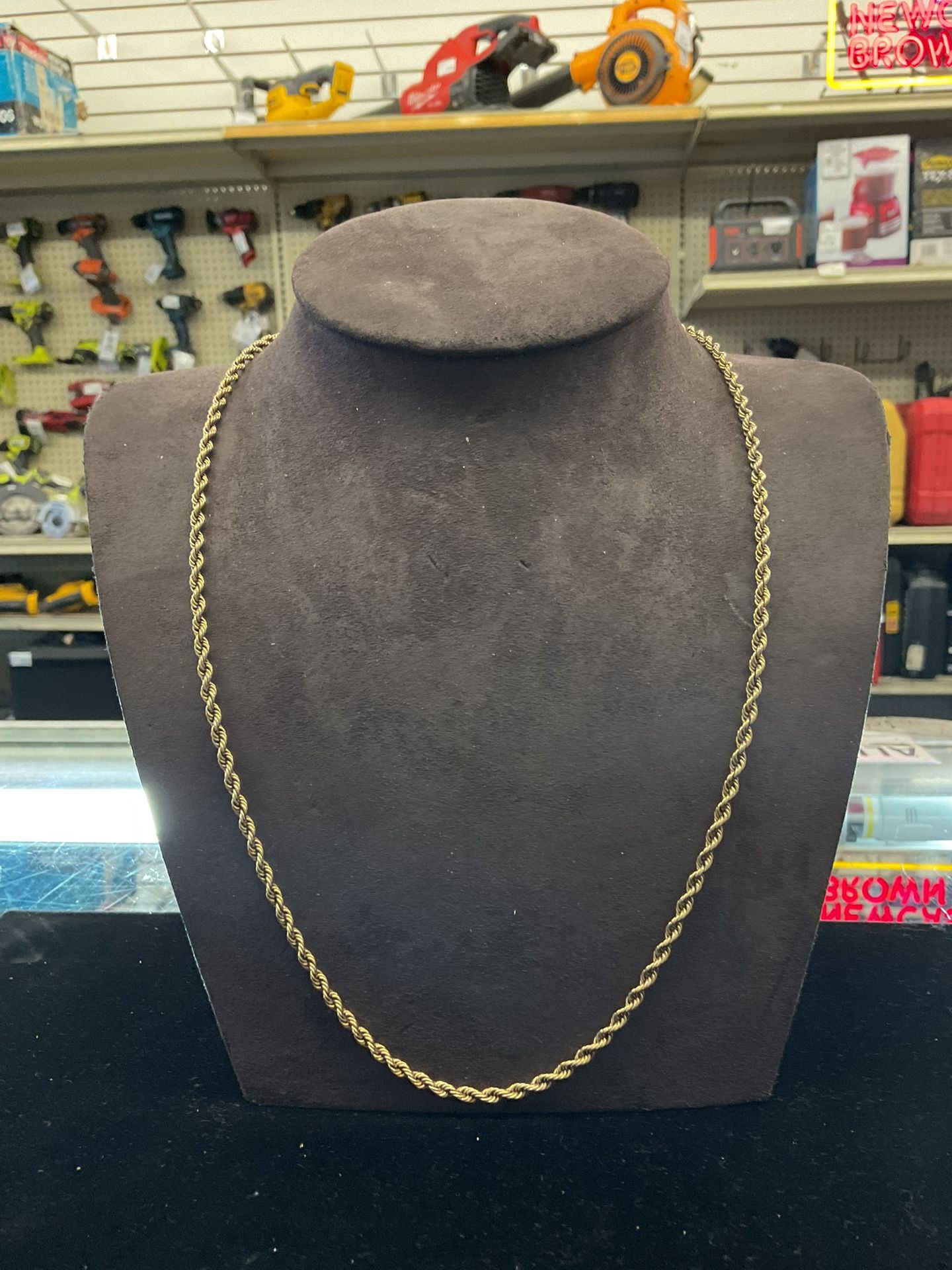 14KT Solid Rope Chain 38435-1