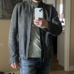 Leather Jacket- VINCE - Medium