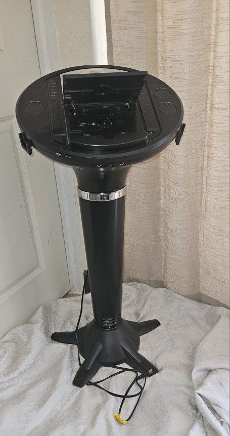 Singing Machine iSM1050BT Bluetooth Karaoke Pedestal, Karaoke Machine with Speakers, Black
