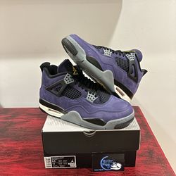 Laker Jordan 4 Size 9.5