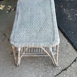 $40 Wicker Coffee Table