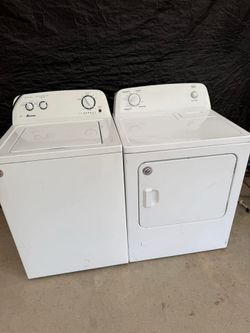 Amana washer and and dryer gas
