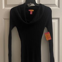 Black Turtleneck Sweater Size Medium Juniors