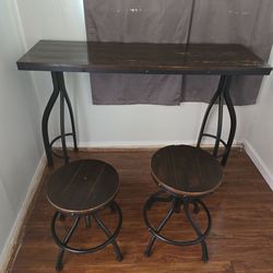 Bar stool table and chairs