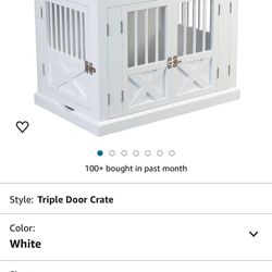 Triple Door Dog Crate 