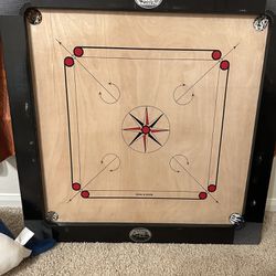 Carrom Board With Coins