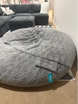Lovesac w upgraded cover