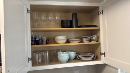 Mixed Kitchen Dinnerware and Glassware