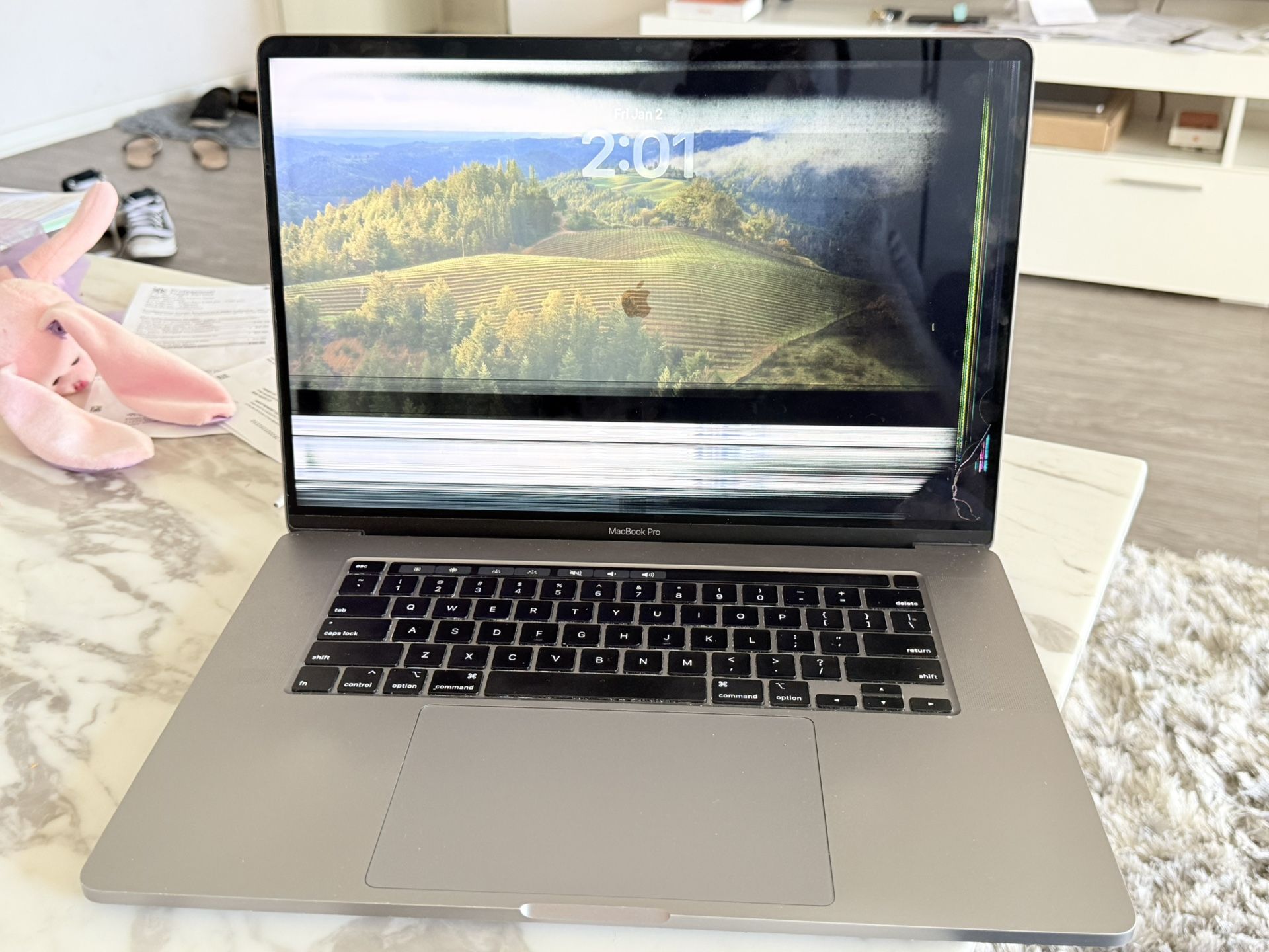 2019 MacBook Pro I9 16/1tb (Screen Damage)