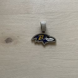 Baltimore Ravens Iced Out Pendant – Hip Hop Chain Charm – Bling Jewelry