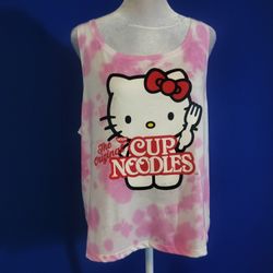 The Original Hello Kitty Cup Noodles Tank Top Shirt (Size S)