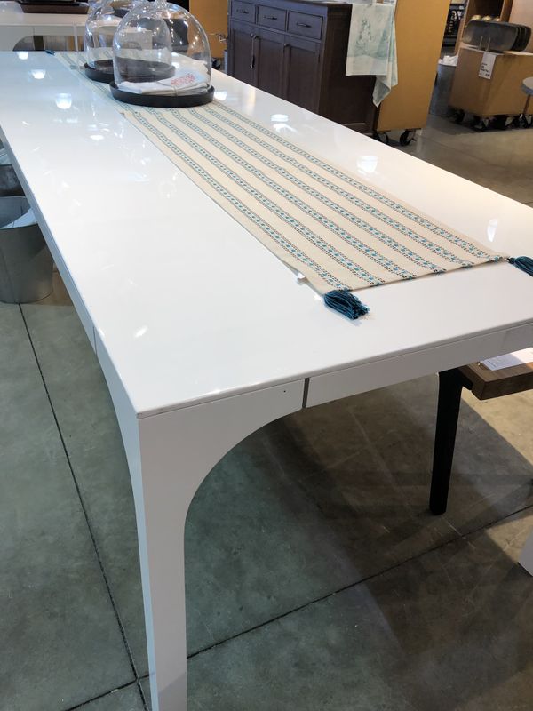 CB2 Aqua Virgo Large White Dining Table for Sale in Chicago, IL - OfferUp