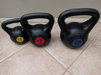 3-Piece Kettlebell Set