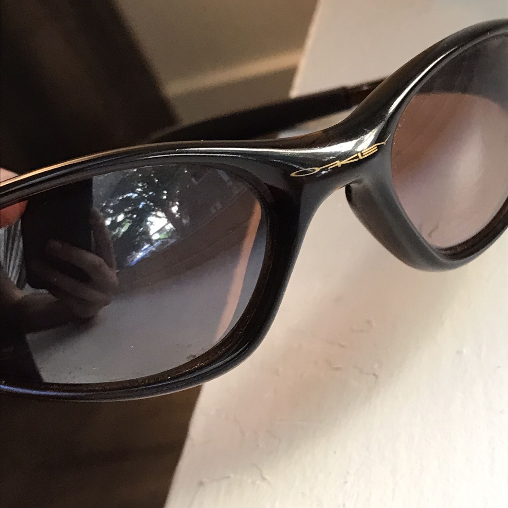 Vintage Oakley Minute 1.0 Sunglasses Rootbeer Gold Iridium