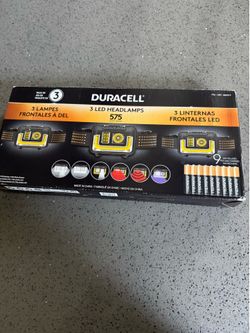DURACELL 3  LED HEADLAMPS