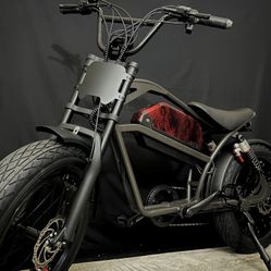 New 35 Mph Custom Cruiser E-bike FREE Assembly - Full Suspension Fat Tire LED Screen Electric Bike (All Info In Description)