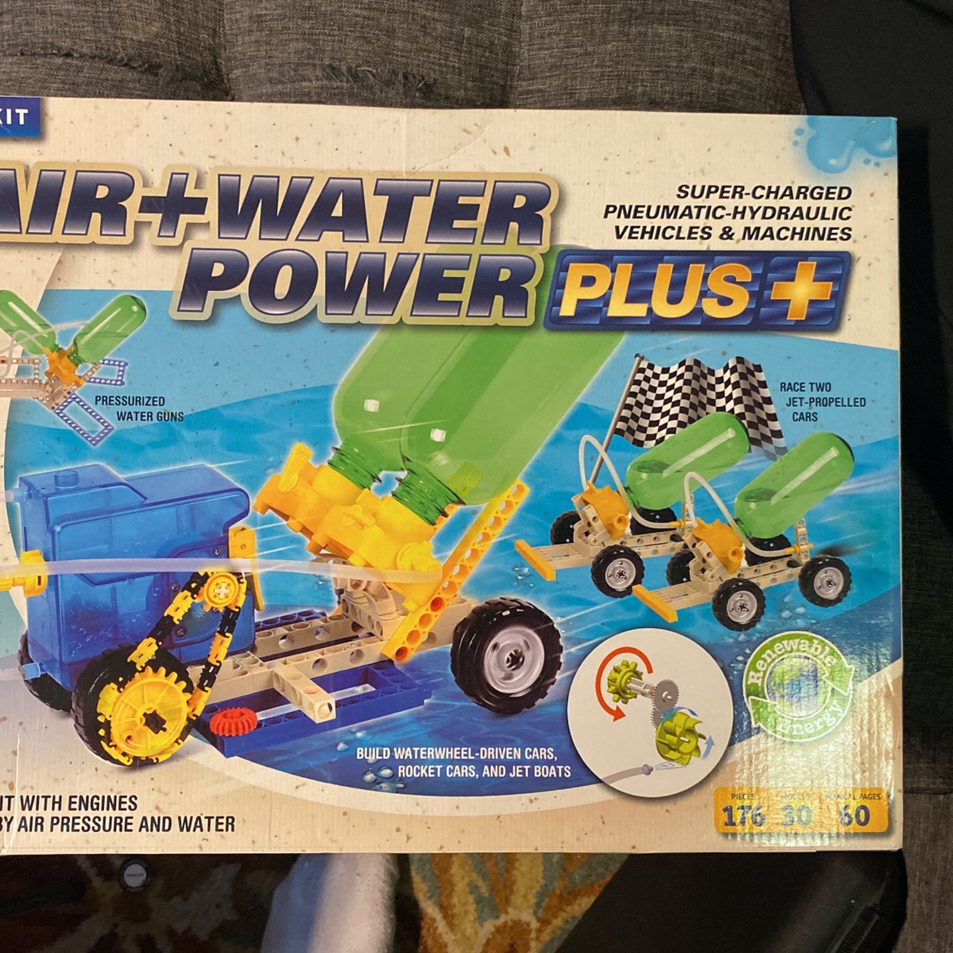 Kids Air & Water Power Pneumatic Hydraulic Engines