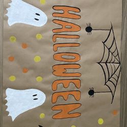 Handmade Halloween Banner
