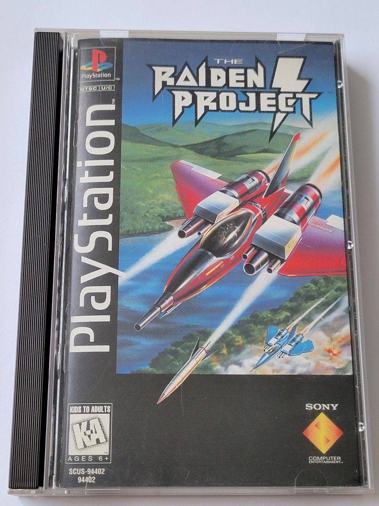 Raiden Project (PlayStation PS1) Long Box CIB Complete w/ Manual Tested