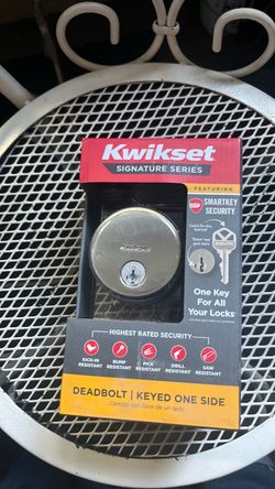 Kwikset Signature Series Deadbolt Keyed One Side